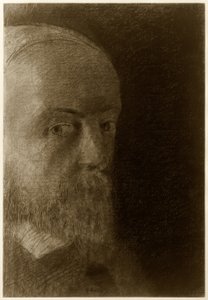 Head / Self-Portrait by Odilon Redon